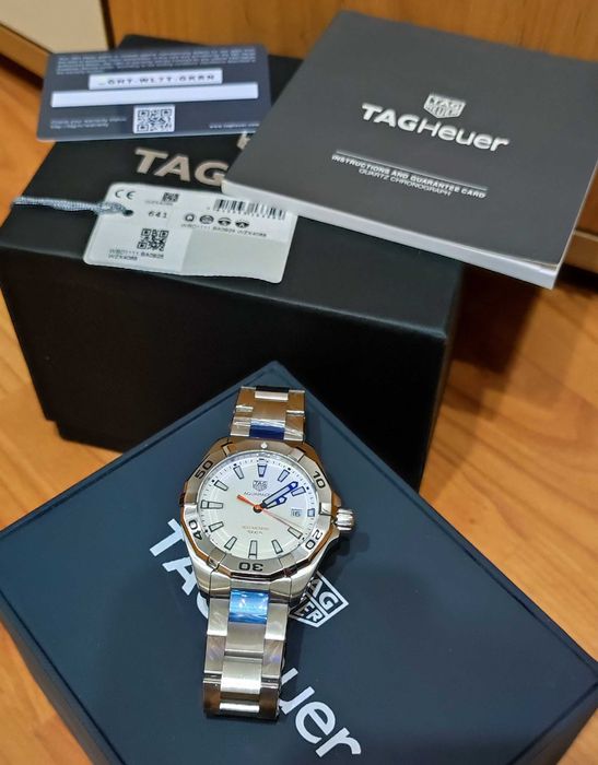 Брутален TAG HEUER AQUARACER WBD1111 Мъжки Часовник НОВ! Намаление 45%