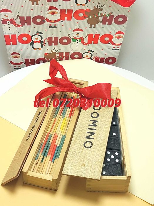 Pachet Cadouri  Joc Marocoo mikadoSi Domino  Transport Gratuit