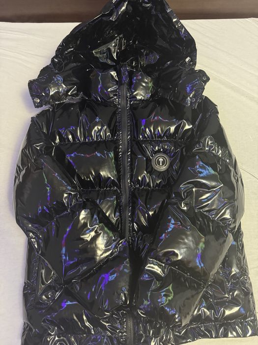 Зимно  черно лачено яке TRAPSTAR