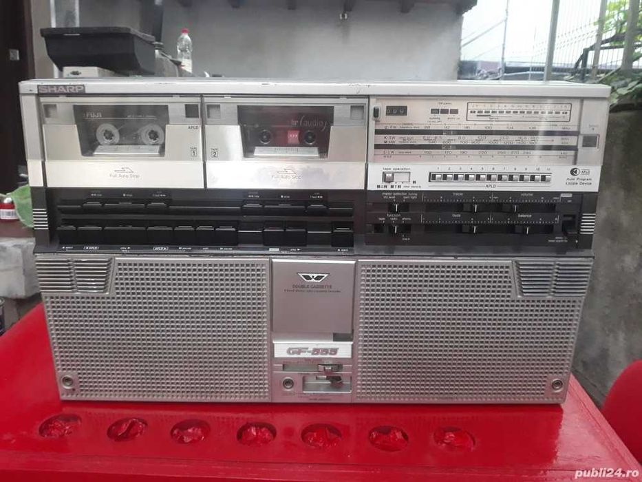Radio casetofon dublu   Sharp GF 555
