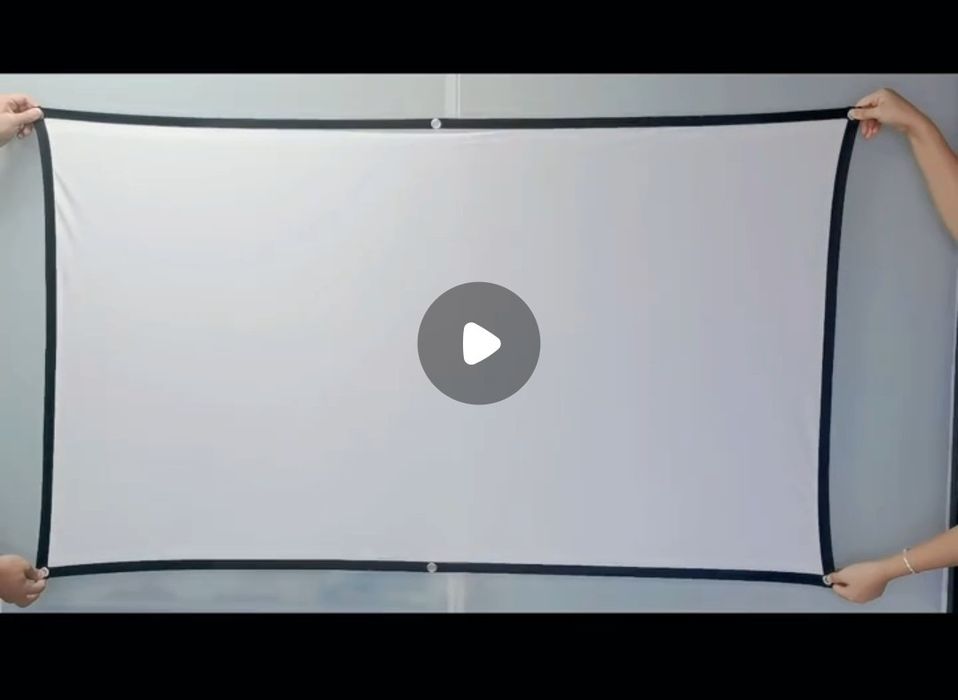 ,LED проектор и екран 72 инча