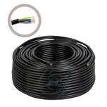 Cablu electric multifilar 5x2.5 mm², 100 m, negru - COBI SMART®