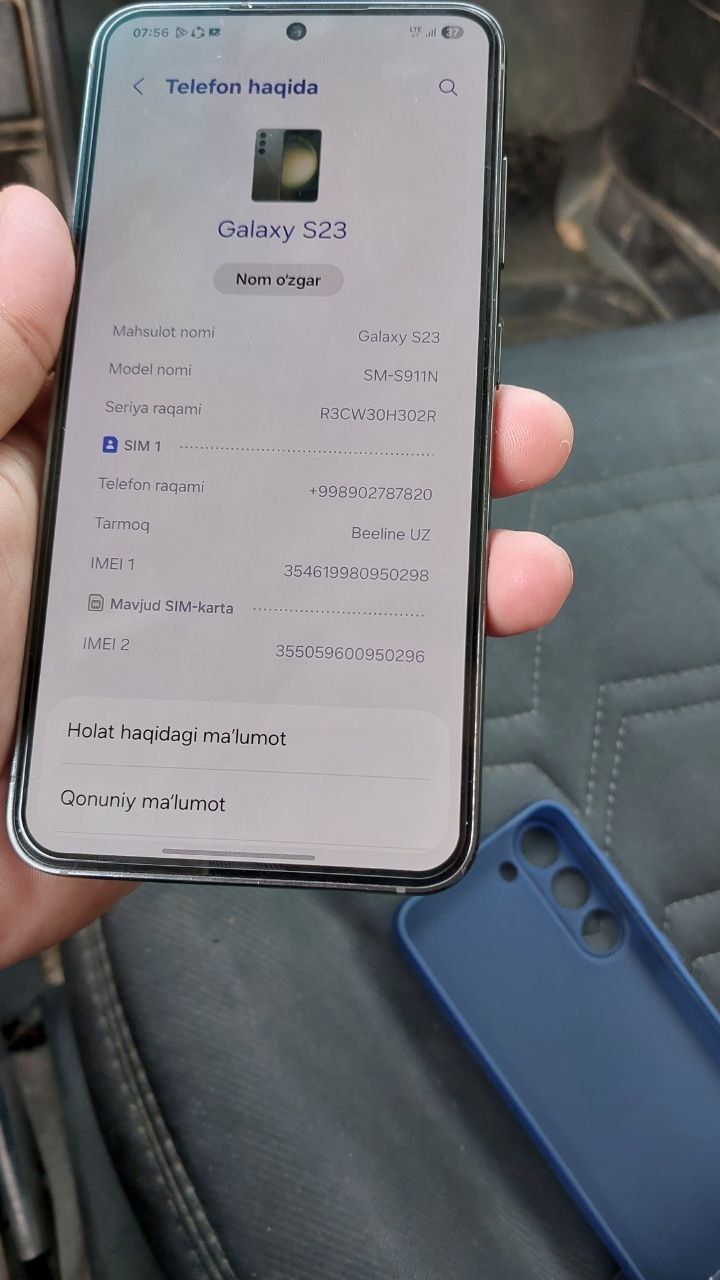 Galaxy s23 5g kareski ideal A+
