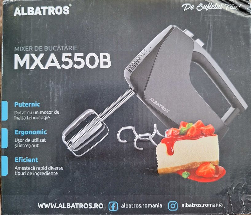 mixer albatros mxa550b putere 550w 5 viteze