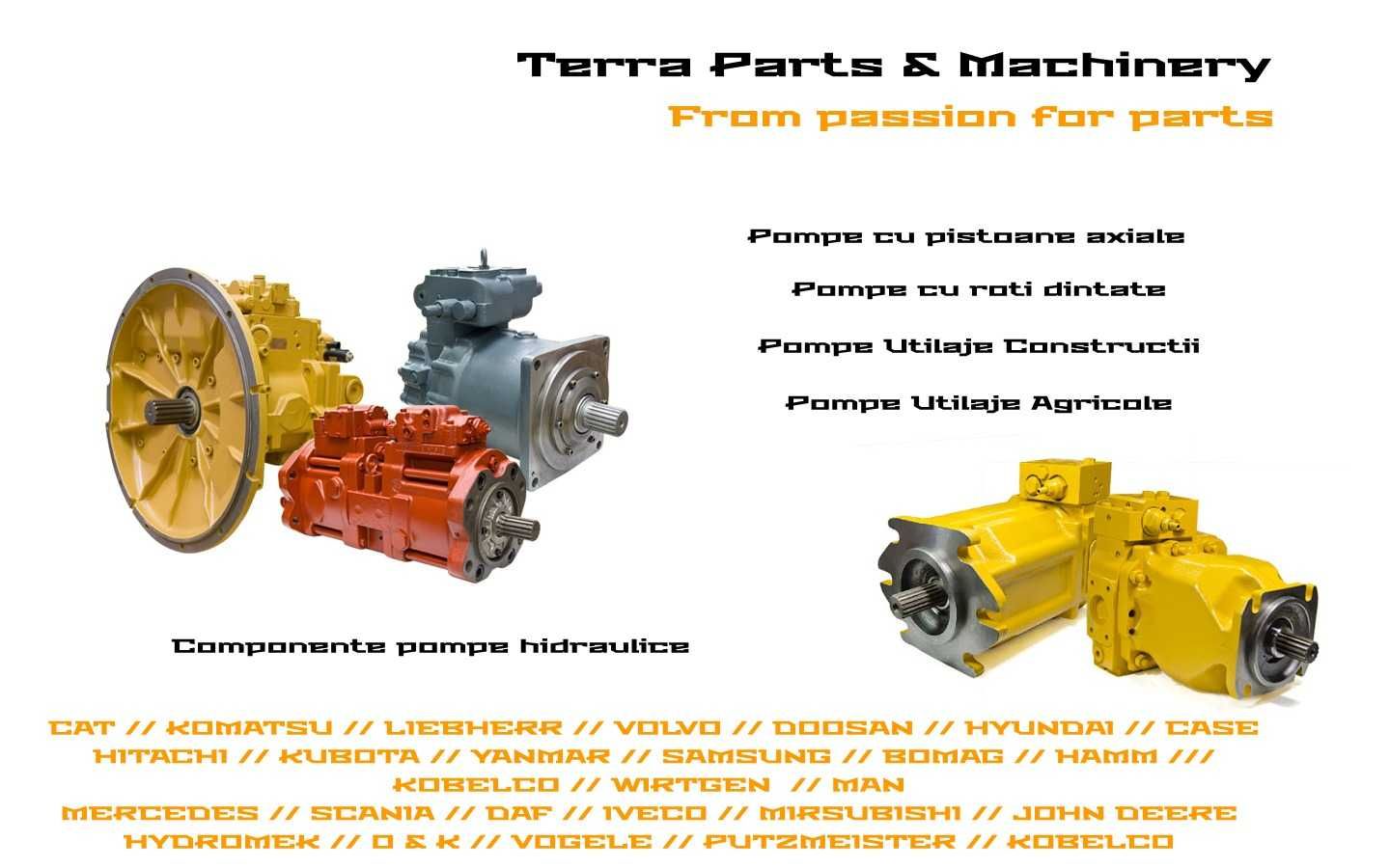 Pompa hidraulica EXCAVATOR JCB JS160 Euro5 333/J0818 Noua