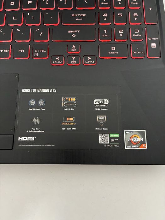 Laptop gaming Asus Tuf A15