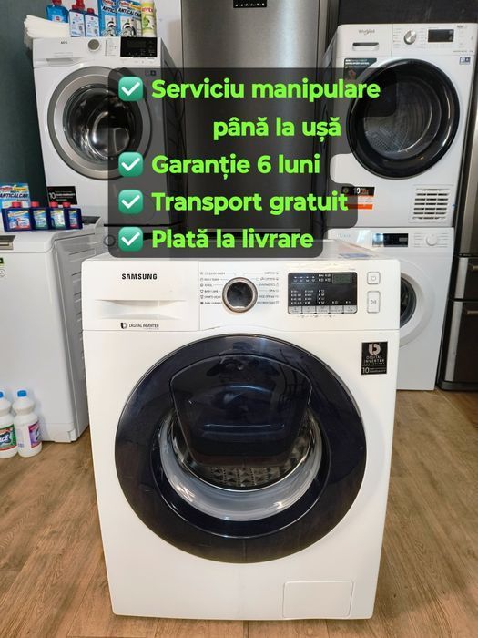 4️⃣ Mașini de spălat rufe de la 500 le Garanție A+++