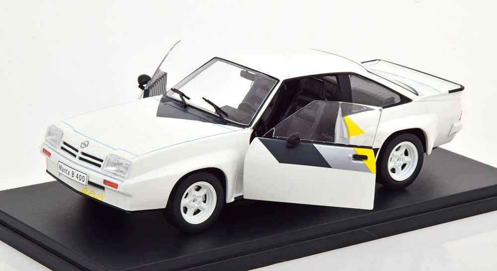 macheta opel manta b 400 1981 - hachette, scara 1/24, noua.