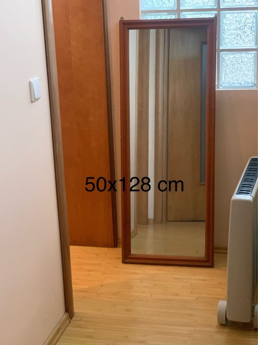 Oglinda cu rama lemn natur