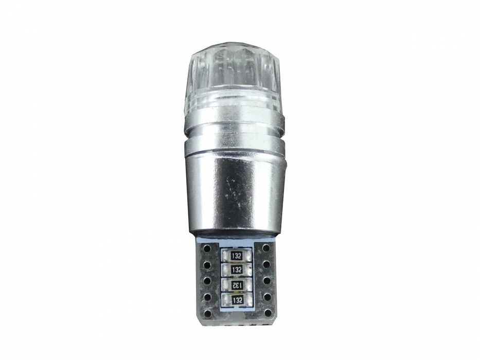 LED Лед Диоднa Крушкa За Габарит Т10 W5W 12V COB Canbus бяла или синя