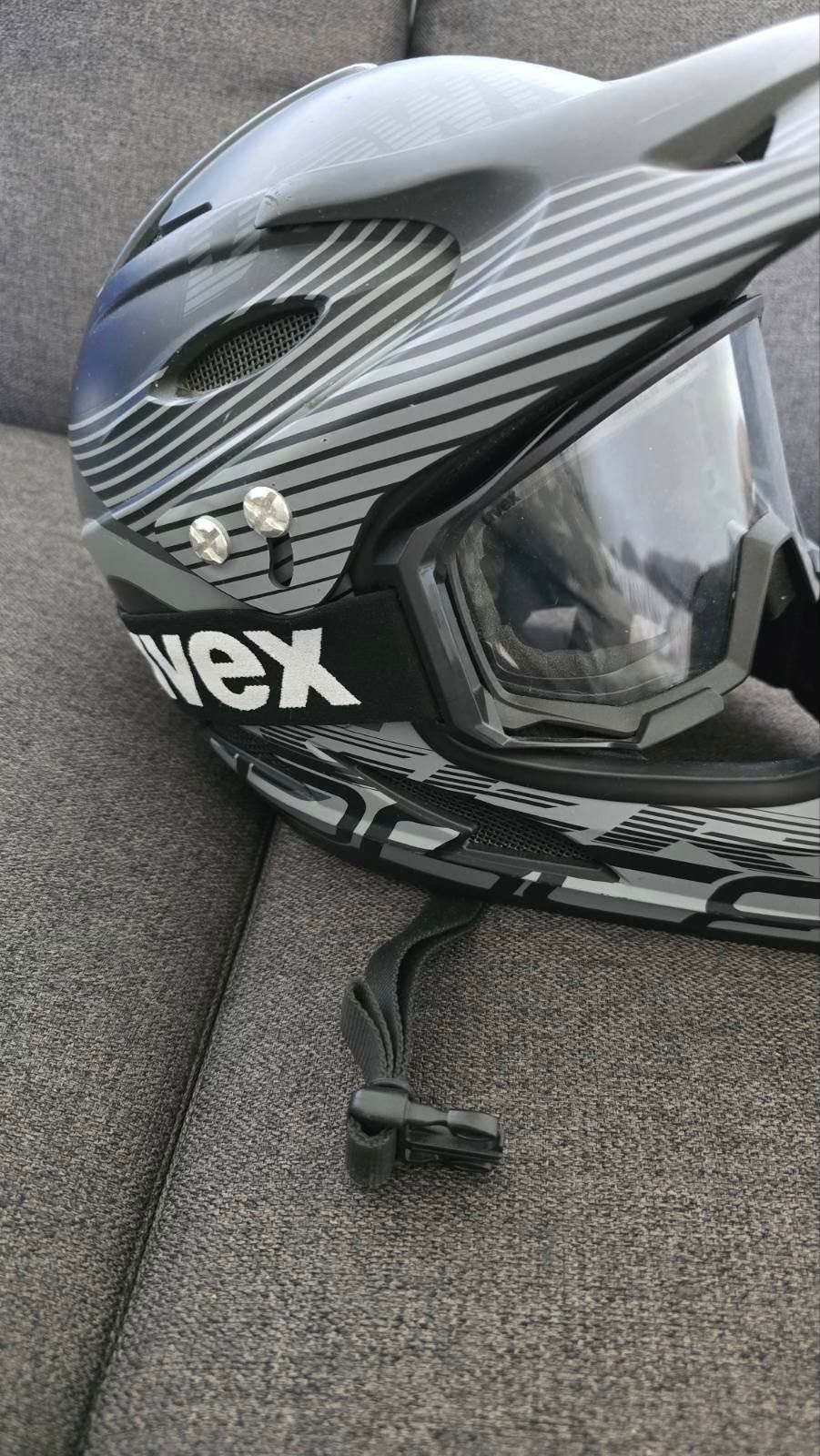 Каска Force с UVEX очила