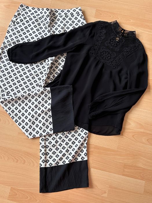 Zara елегантен панталон и топ