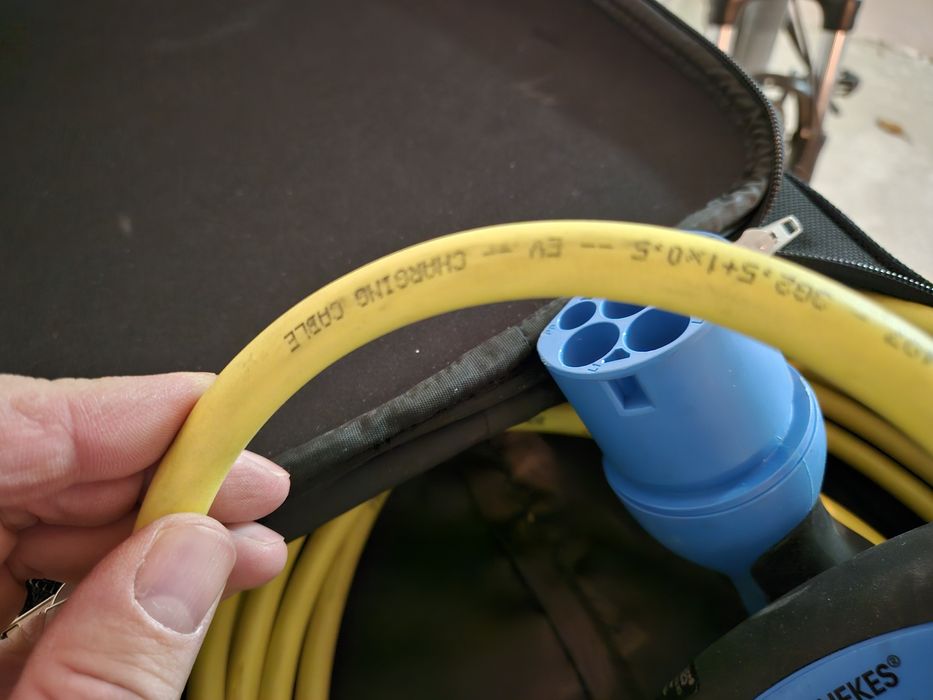 Тшп 2 кабел Mennekes за зареждане на електромобил