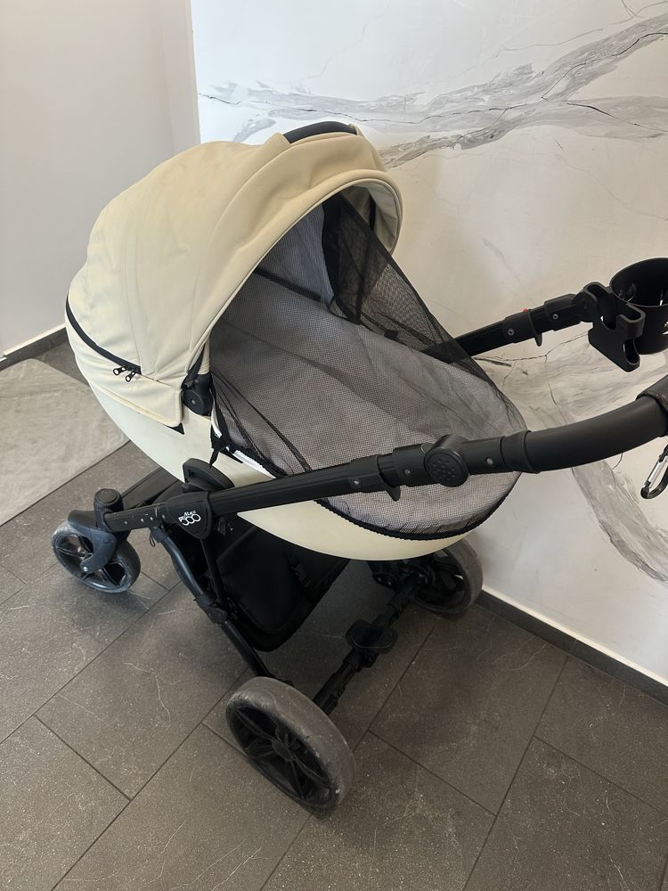 Детска количка 3в1 Dada Paradiso MAX 500 ALMOND MILK