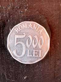Monedă 5000 leu din 2003. Stare buna.