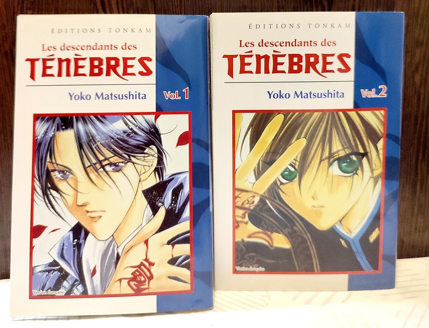 Manga oldschool 1996 in franceza Descendants des tenebres  vol 1 si 2
