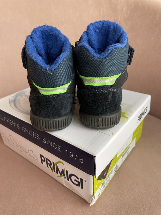 Primigi ghete impermeabile cu insertii din piele intoarsa marime 20