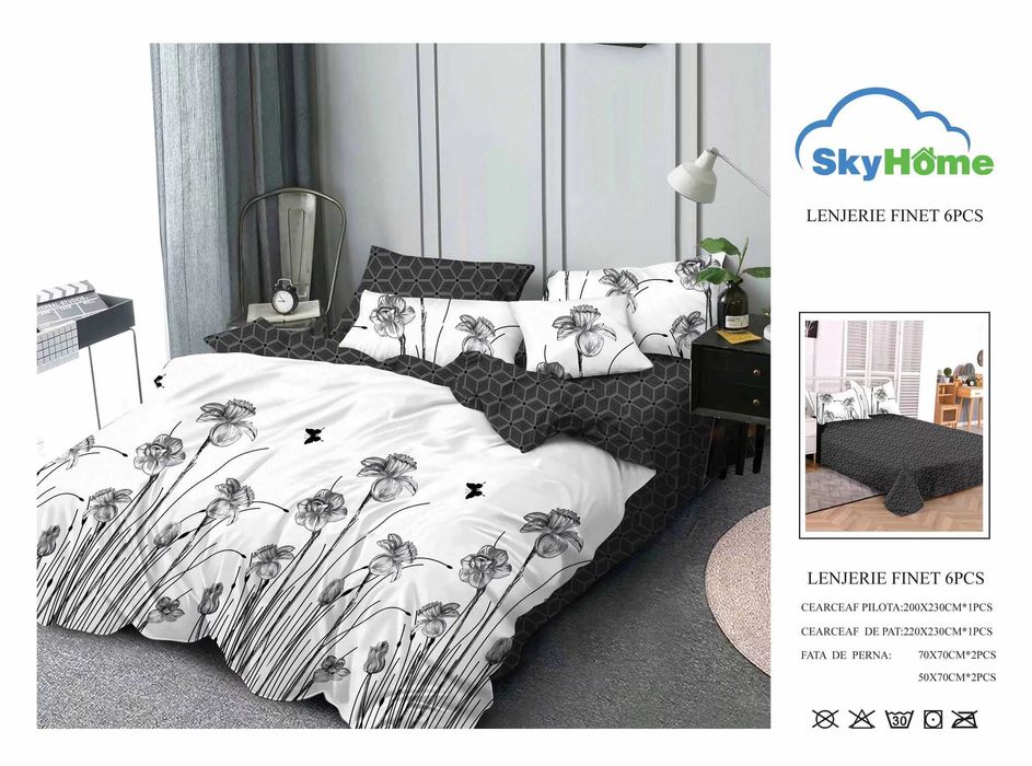 Lenjerii Finet pentru pat dublu de mijloc