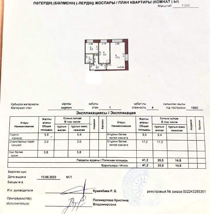 2 комнатная Ленина 103