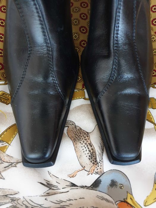 Botine cizme toc piele naturala Paul Green Zara Musette