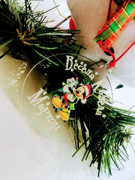 Персонализирани бюджетни коледни играчки от акрилно стъкло