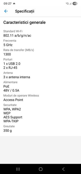 Accesorii poin UNIFI AC-PRO