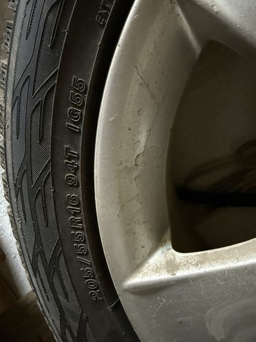 зимние шины с дисками 205/55  R 16