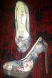 pantofi platforma primavara saten 35 noi redus redus
