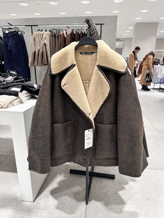 Дубленки ZARA -50% скидка