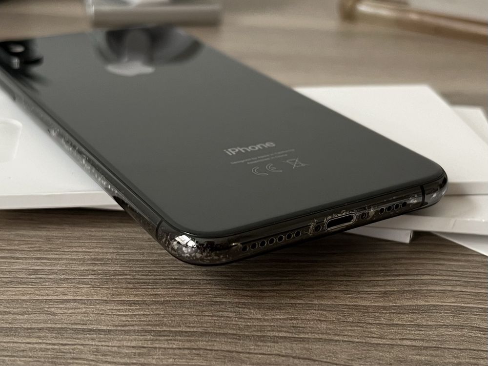 iPhone Xs MAX, Space Gray, 256GB, 100% батерия, ГАРАНЦИЯ!