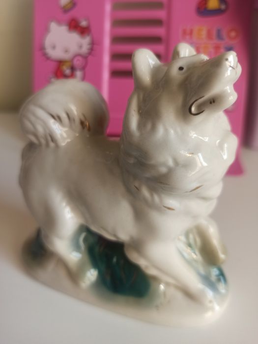 Статуэтка собака лайка