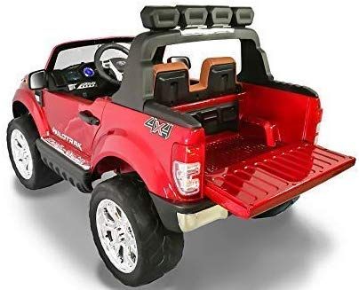 Masinuta electrica pentru 2 copii Ford Ranger 4x4 cu LCD #RED Matt