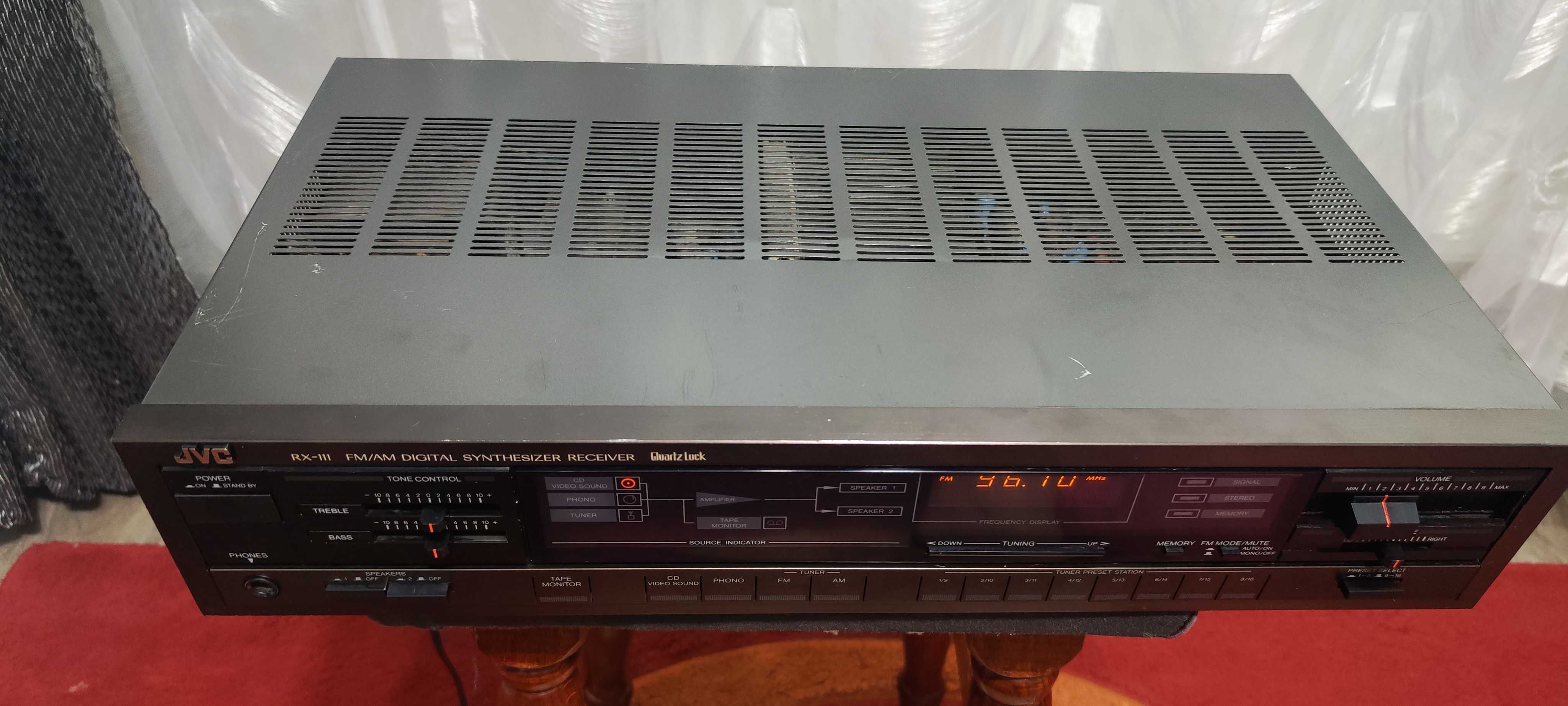 Amplificator Audio JVC RX-111BK Statie Audio