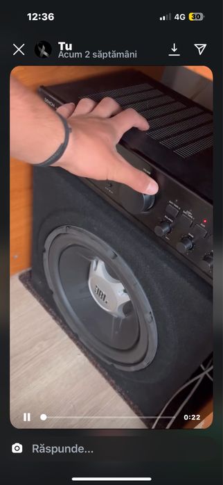 Vand Subwoofer jbl plus cutine magnat