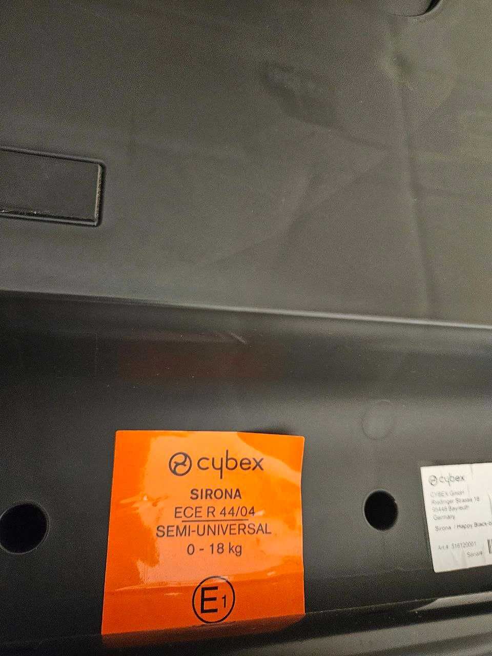 Cybex Sirona Platinum 0-18KG