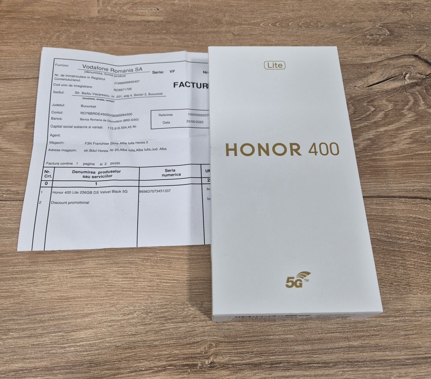 Honor 400 Lite 256GB. Sigilat !! 2 Ani Garantie
