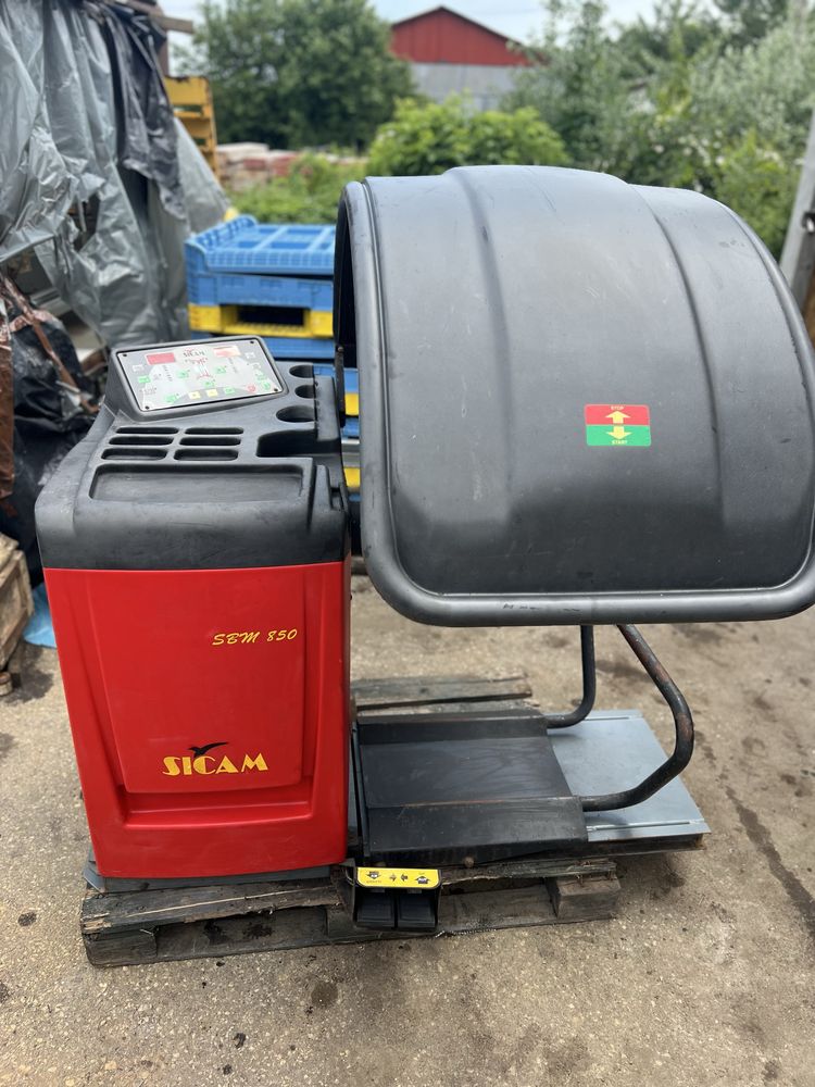 Masina, aparat echilibrat roti camioane, SICAM SBM 850,