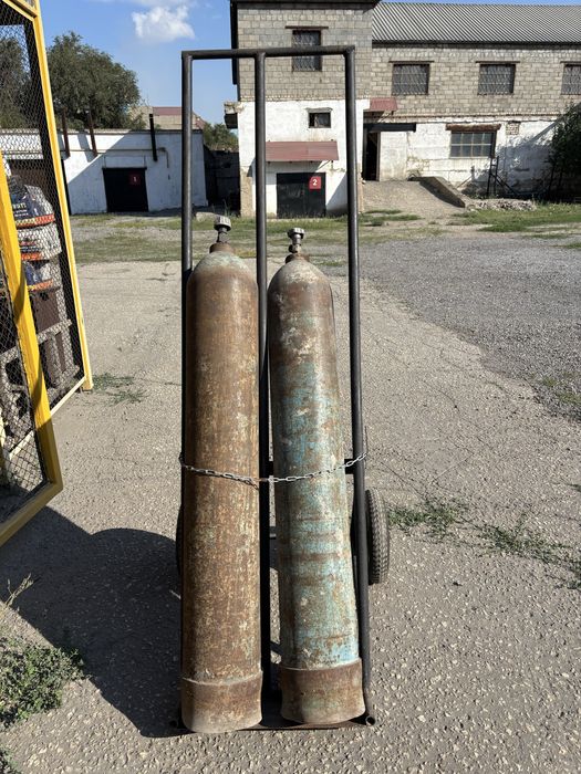 Тележка для кислородного и пропанового баллона