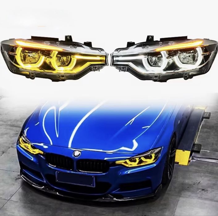 Тунинг Фарове двоен цвят - бяла и жълта светлина за F30/F31/F32/F36