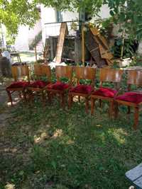 Дървени столове 6 бр