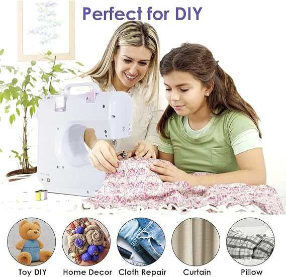 Електрическа шевна машина Leogreen, за начинаещи с 12 програми