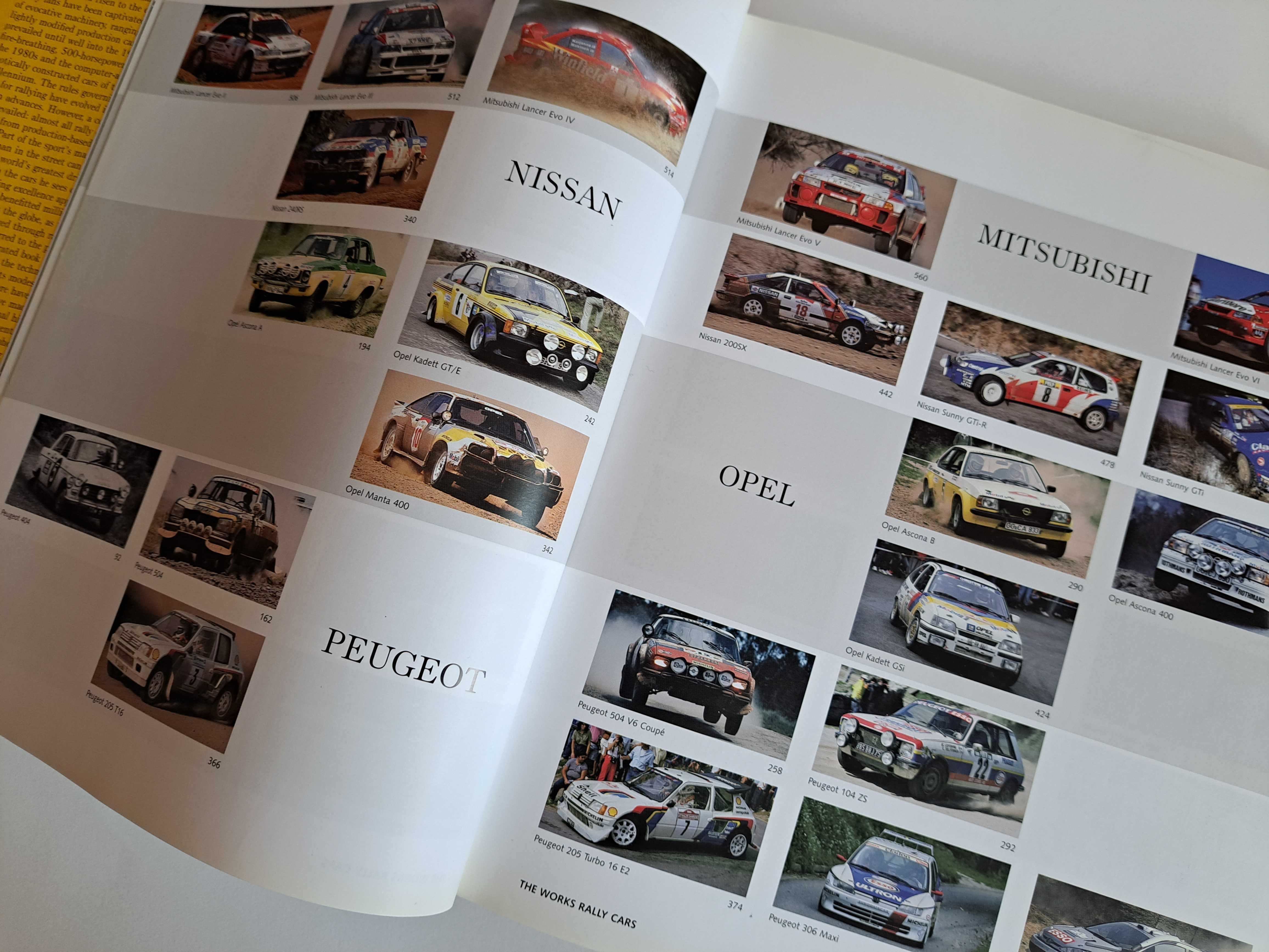 Cartea Rally Cars (istoria mașinilor de raliu)