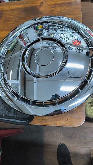 Колпаки ободок хромовый на 16-размер качественные.