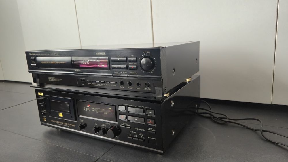 Casetofon deck Denon DRS-810 si Akai DX-57  3capete
