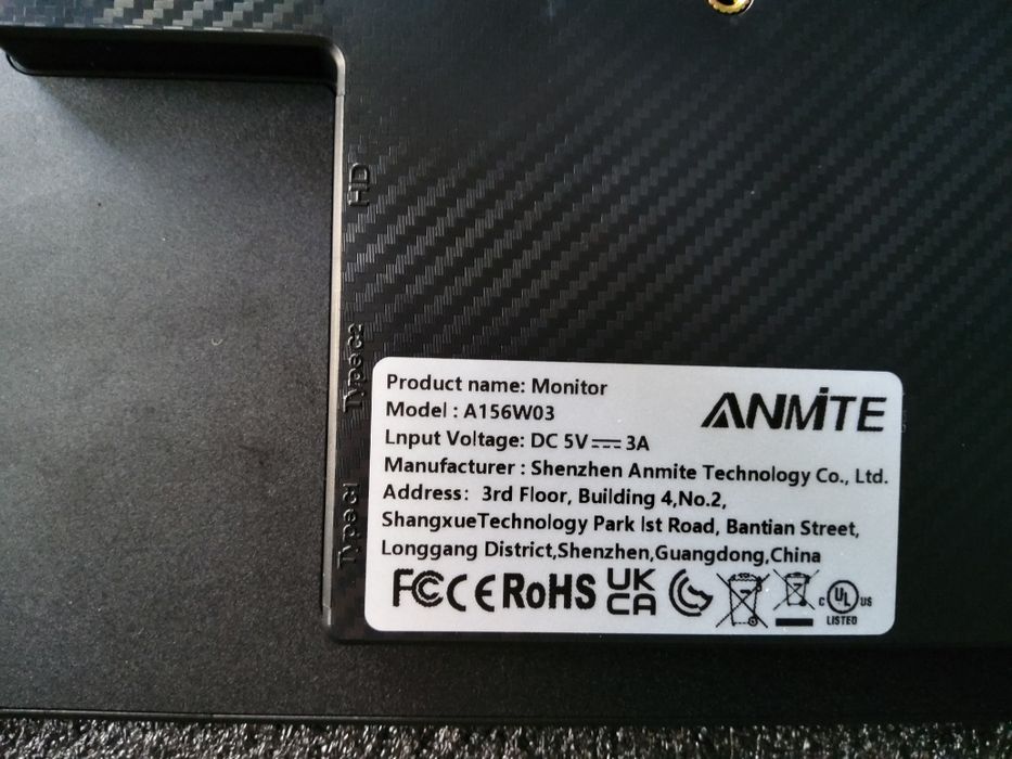 Monitor portabil de 15,6