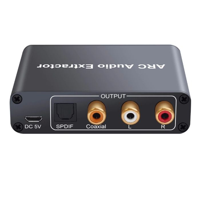 Цифров към аналогов аудио конвертор (DAC) HDMI към RCA,SPDIF,coaxial