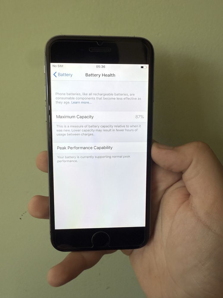iPhone 6 Space Gray 64GB Перфектен