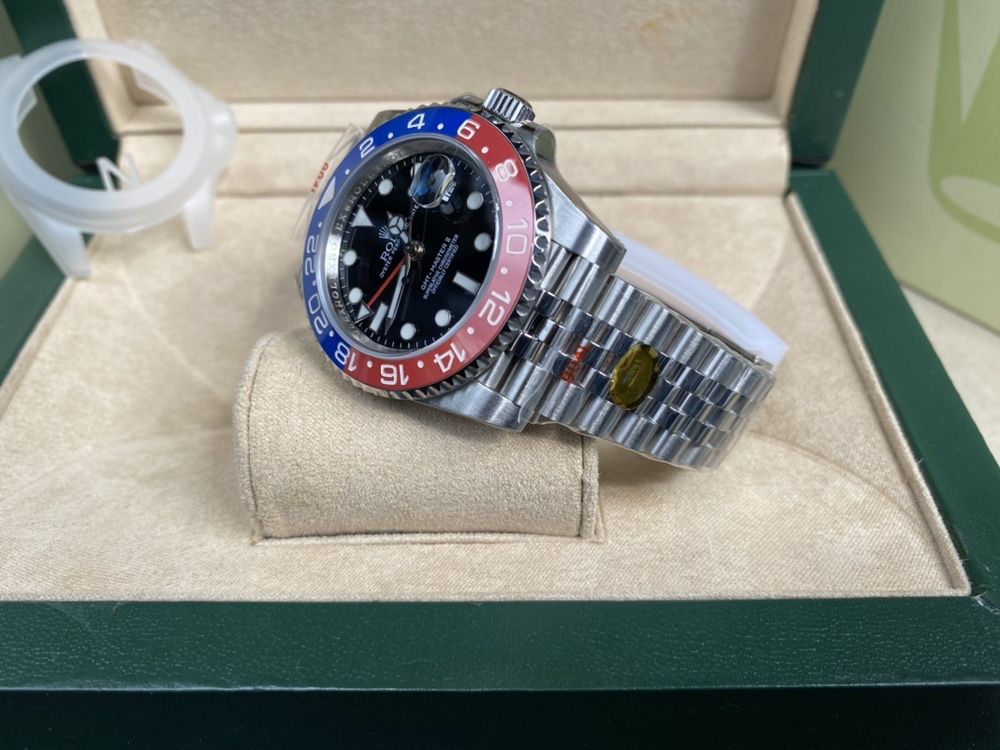 Rolex GMT-Master II Pepsi Jubile, 904L, ETA3186 SWISS,