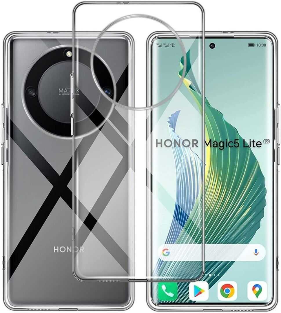 Силиконов гръб Crystal за Magic5 Pro, Magic5 Lite, Honor 90, 90 Lite