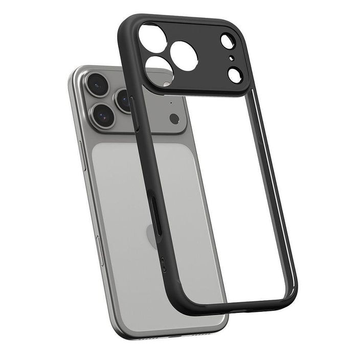 Spigen ultra hybrid - iphone 17 pro - матово черен